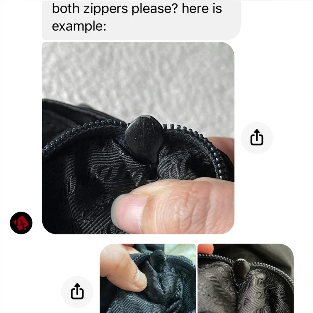 “SOLD”100% Authentic PRADA tote bag🖤🖤🖤 - Picture 14 of 15
